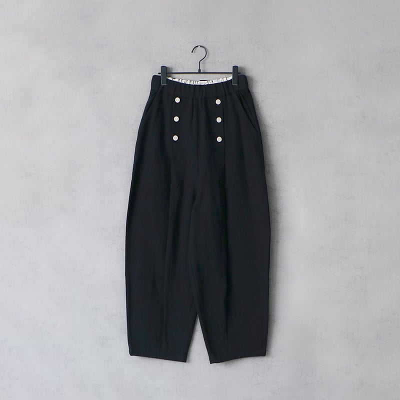 完売しました＞オーガニックコットン・マリンパンツ／ブラック | MAGALI