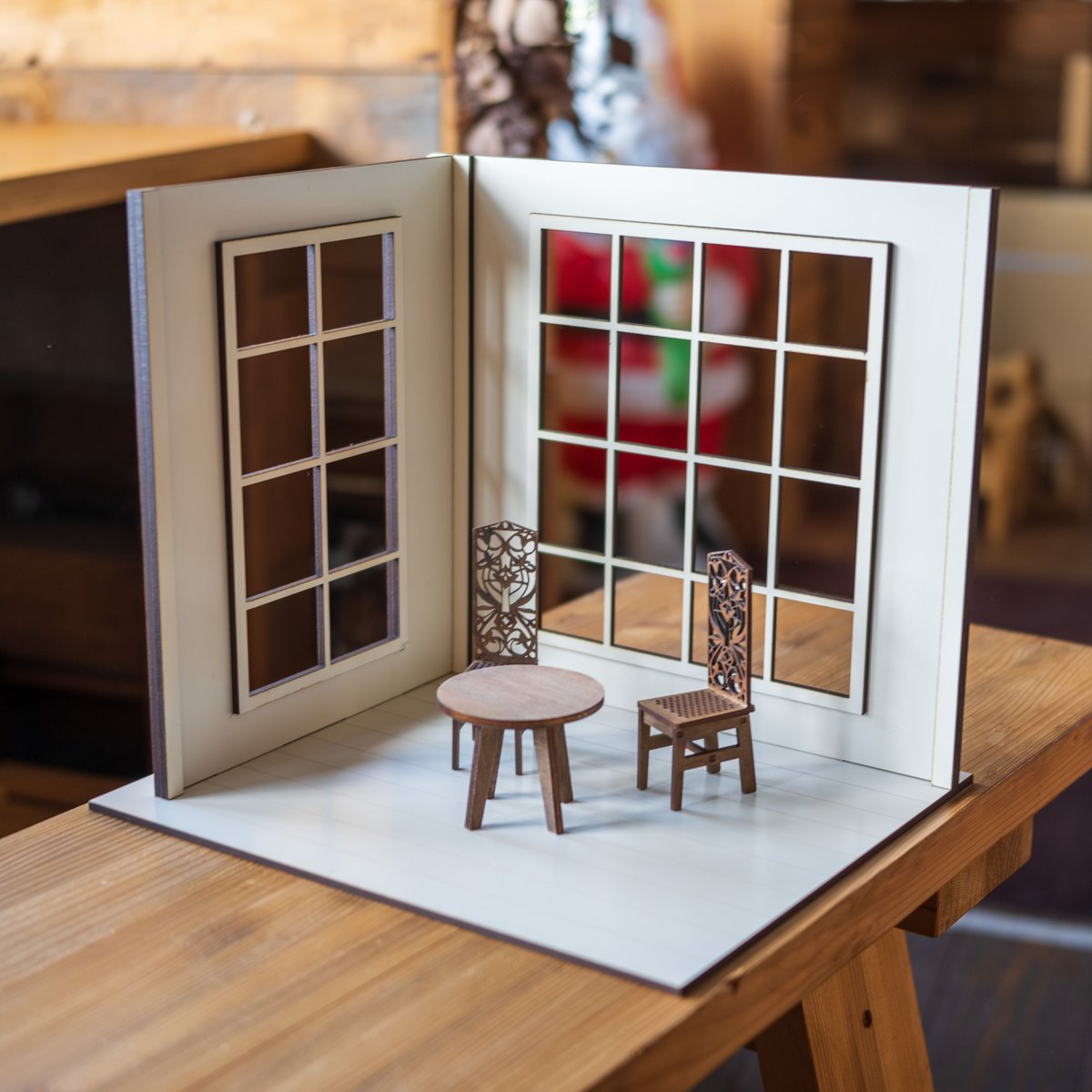 ドールハウス　出窓＊ナチュラル＊アイボリー dollhouse_gif_01_600x600.gif?v