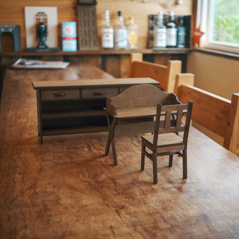 1/6スケールミニチュア家具 書斎家具セット | kkcompany