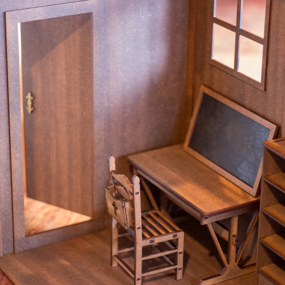 1/6スケールドールハウス屋根裏の部屋 家具セット | kkcompany