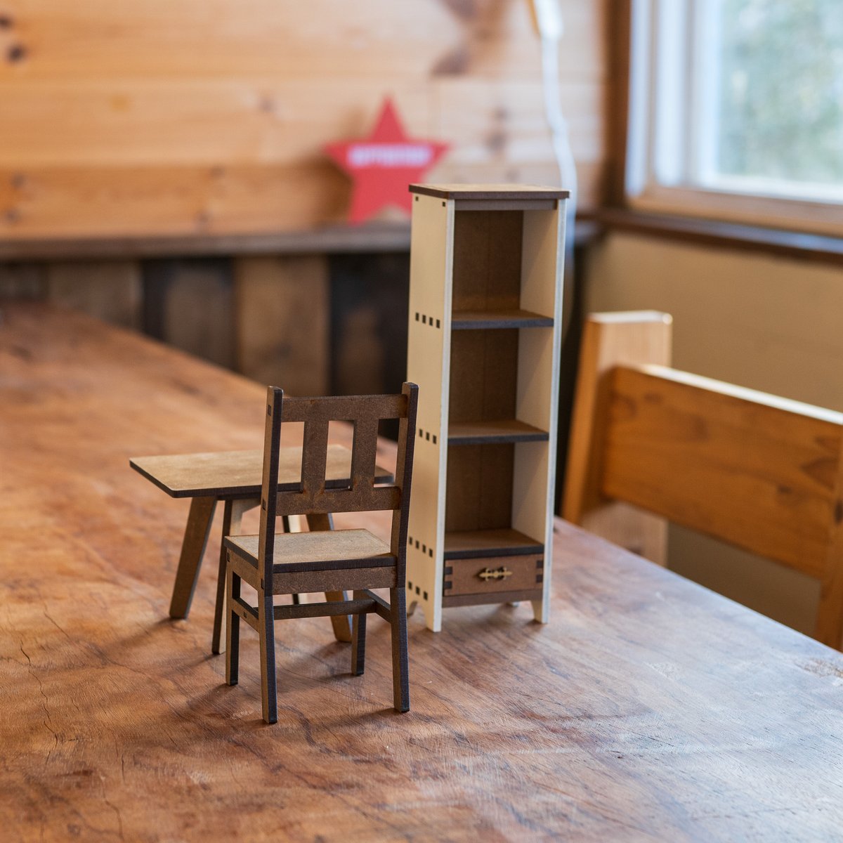 1/6スケールミニチュア家具3点セット | kkcompany