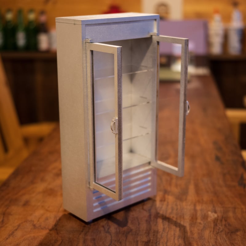 1/6スケールミニチュア家具 業務用冷蔵庫 | kkcompany