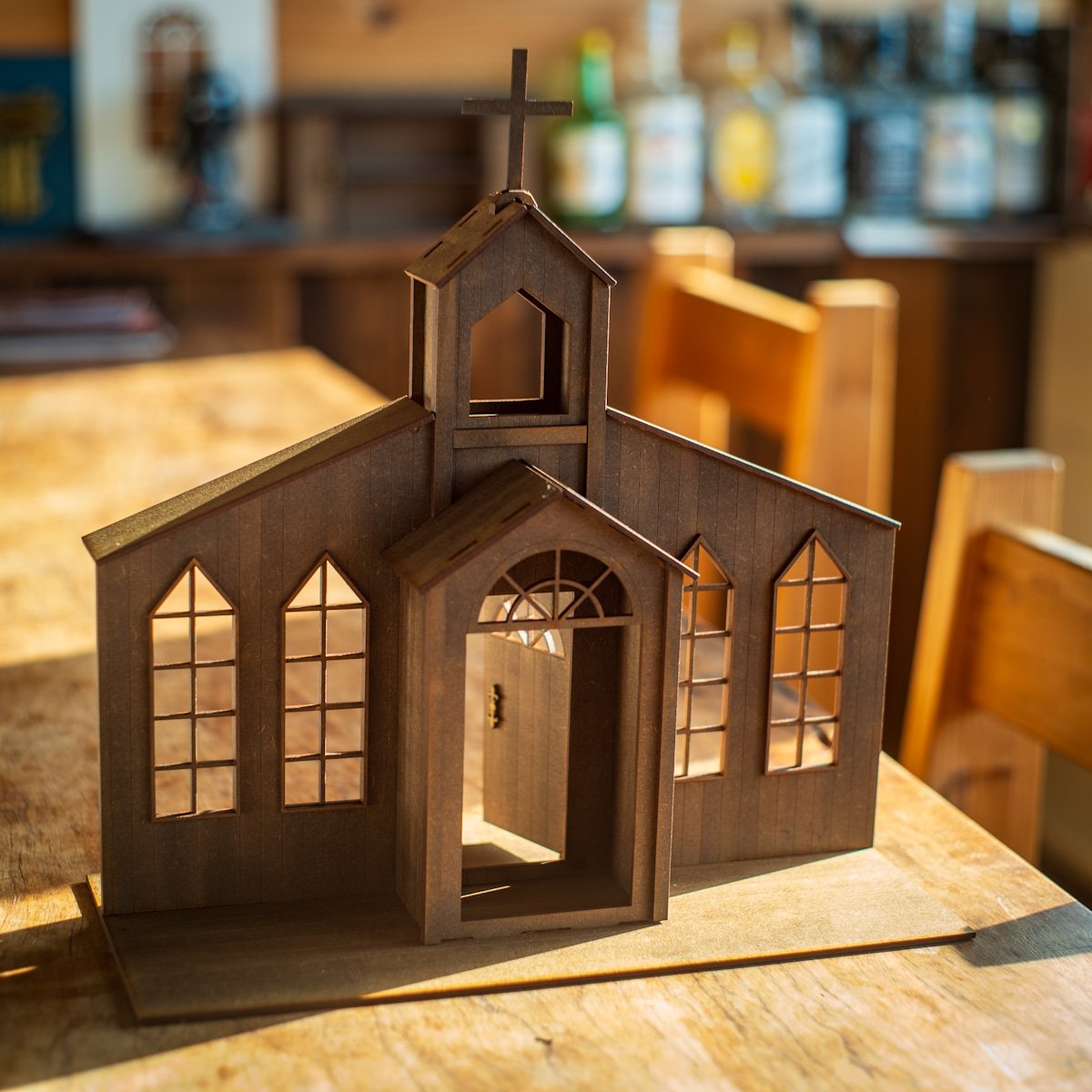ちびスケールドールハウス 【ちびウエスタン教会 ワイド】 | kkcompany