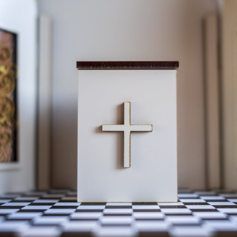 1/10スケールドールハウス教会ミニタイプ | kkcompany