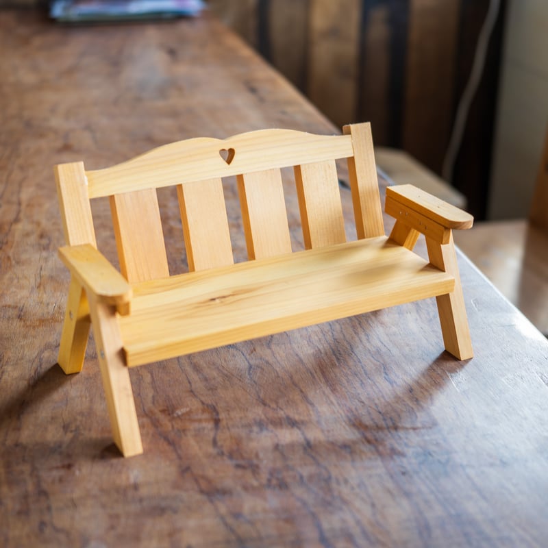 展示品です。ドールベンチ ぬいぐるみベンチ | kkcompany