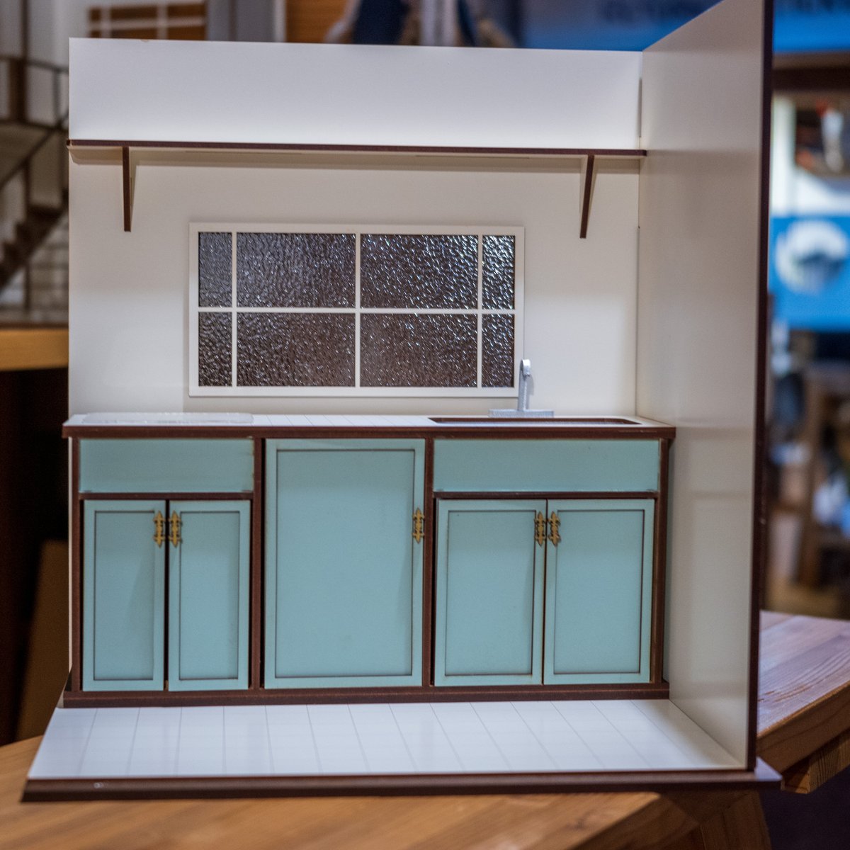 4周年記念セール！ 1/6スケールドールハウスキッチン新カラ