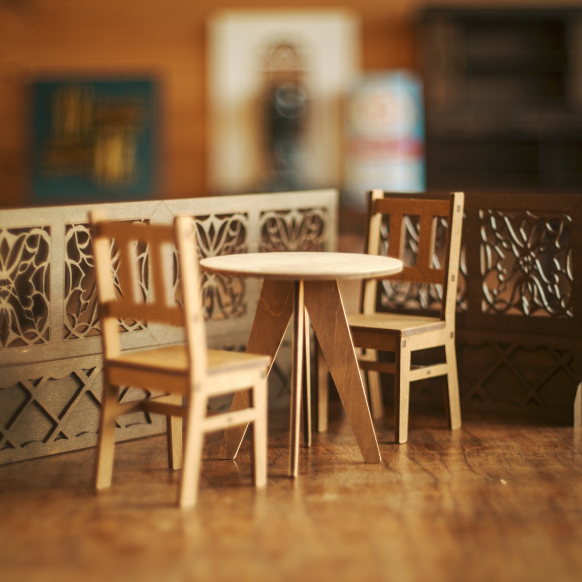 4周年記念セール！1/6スケールミニチュア家具 喫茶店 家具