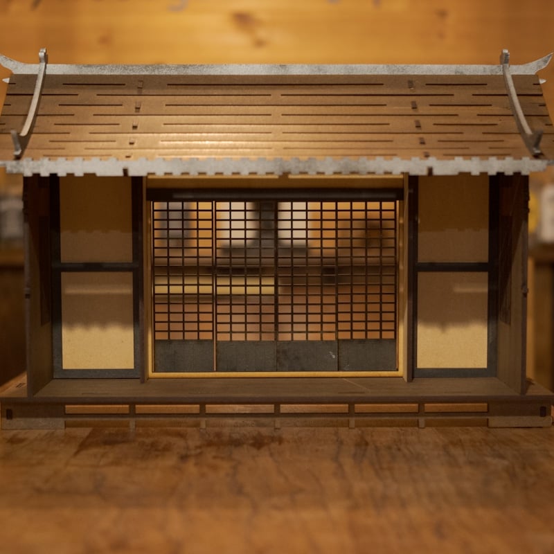 1/10スケール和風ドールハウス和の建物その五 ワイド縁側 1/10スケール和風ドールハウス和の建物その五 ワイド縁側