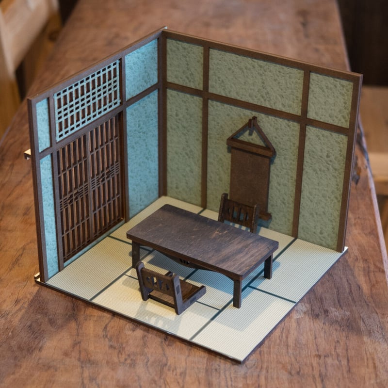 3月のお買い得商品!1/10スケールドールハウス和室日本間 緑の土 3月のお買い得商品!1/10スケールドールハウス和室日本間 緑の土