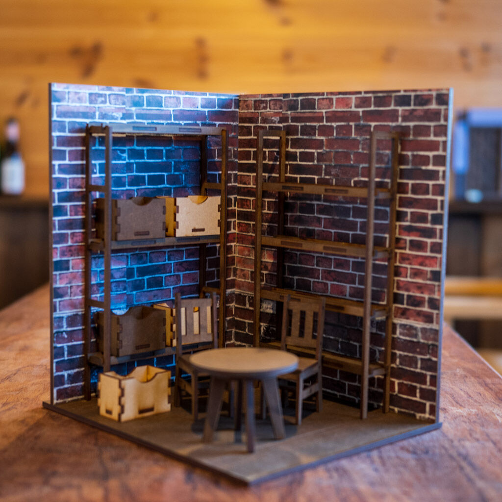 ドールハウス　家具小物 Amazon | Roroom DIYミニチュアと家具ドールハウスキット、ミニ3D木製