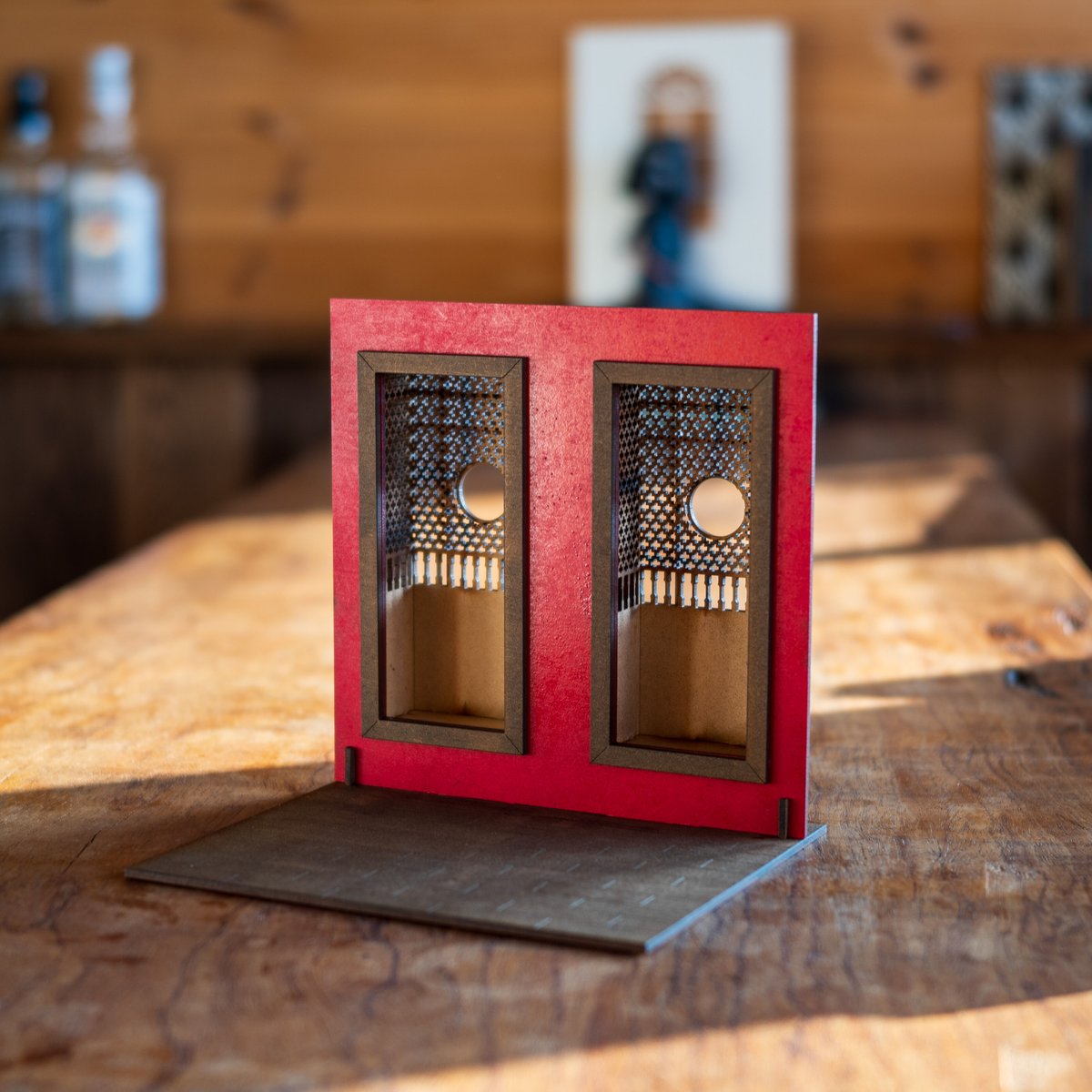 ちびスケールドールハウス 【ちび 中華風 ベランダ】 | kkcompany