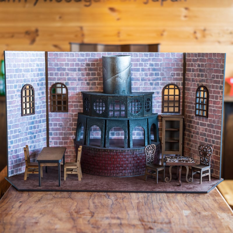 ドールハウス オーダー専用  来年１月よりオーダー制作可能 サマーセール！1/10スケールドールハウス大きなかまど 家具