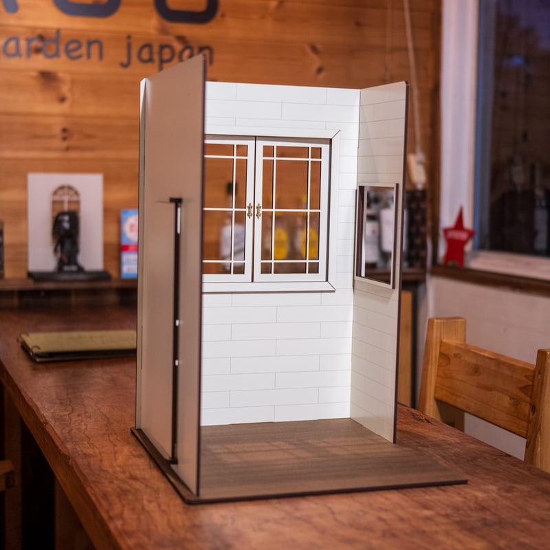 1/6スケールドールハウス白レンガ 窓とドアの部屋 | kkcompany 1/6スケールドールハウス白レンガ 窓とドアの部屋 | kkcompany