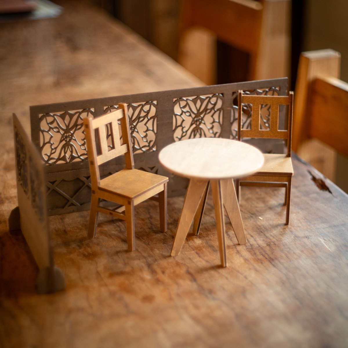 4周年記念セール！1/6スケールミニチュア家具 喫茶店 家具