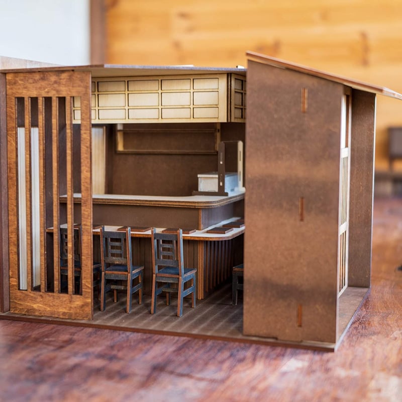 ドールハウス 木製 ドールハウス ライトピンク 家具・人形付き - LITTLE DUTCH