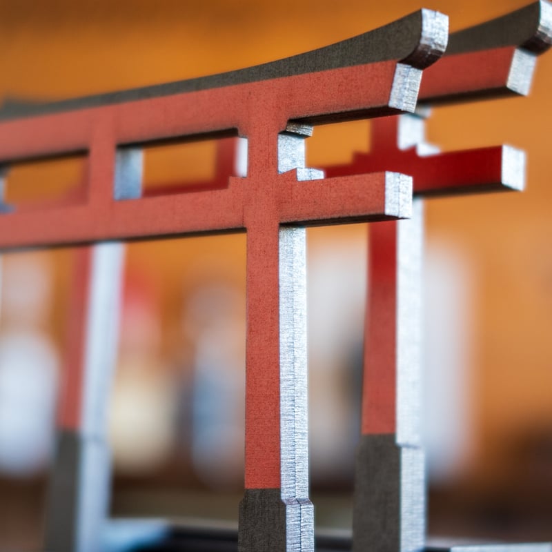 1/10スケールドールハウス二連の鳥居 | kkcompany