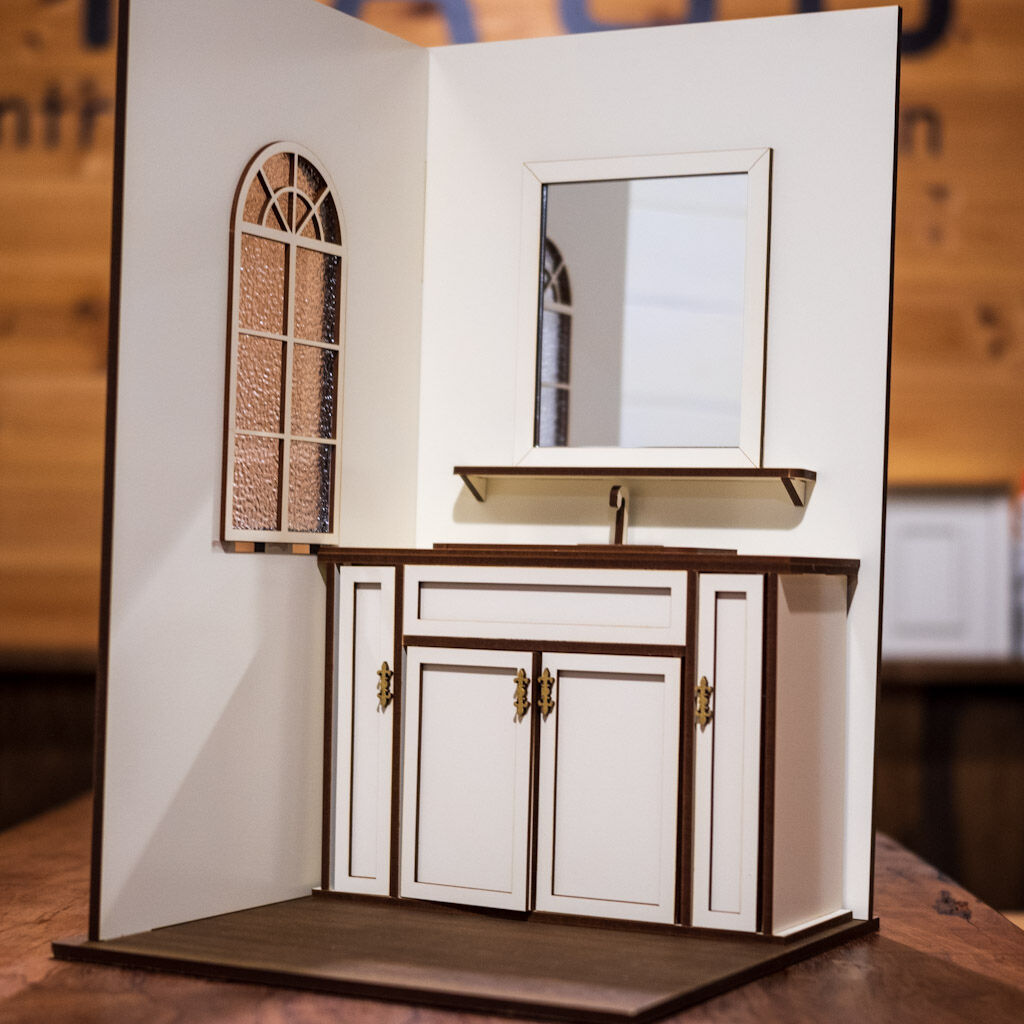 1/6ドールハウス 初売りセール！1/6スケールドールハウス洗面台ホワイト | kkcompany