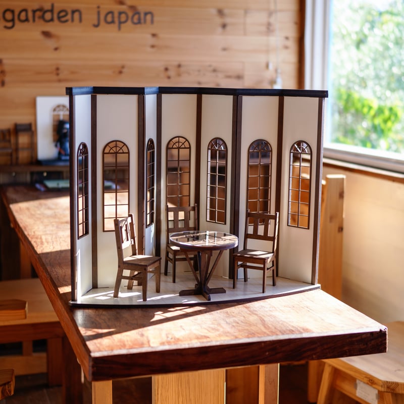 1/6スケールドールハウス純喫茶窓際席ゴージャスタイプ 家具セット