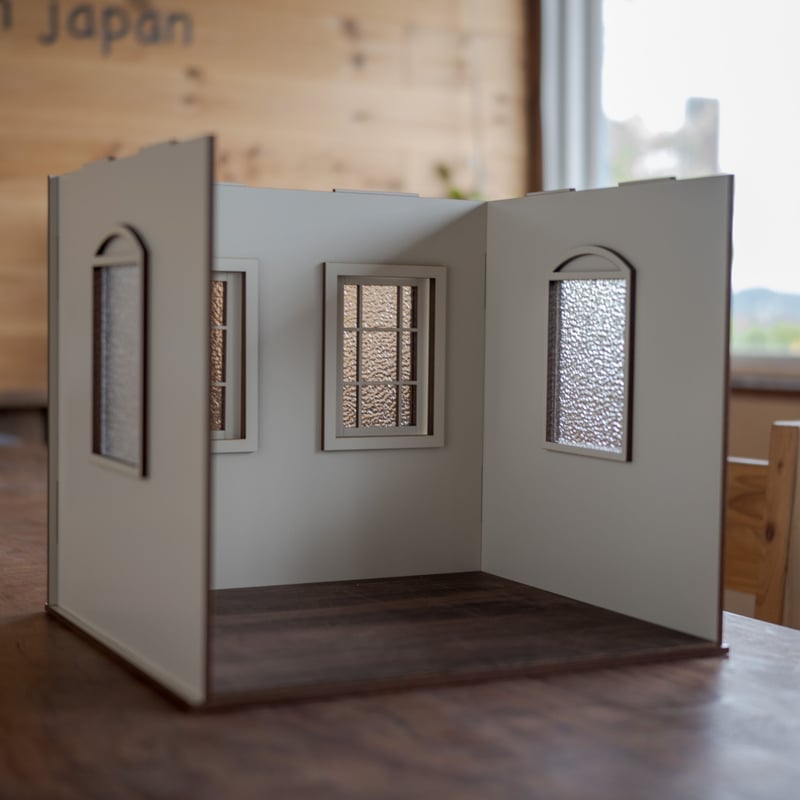 1/10スケールドールハウス連結ドールハウス白い窓の部屋 | kkcompany 1/10スケールドールハウス連結ドールハウス白い窓の部屋 | kkcompany