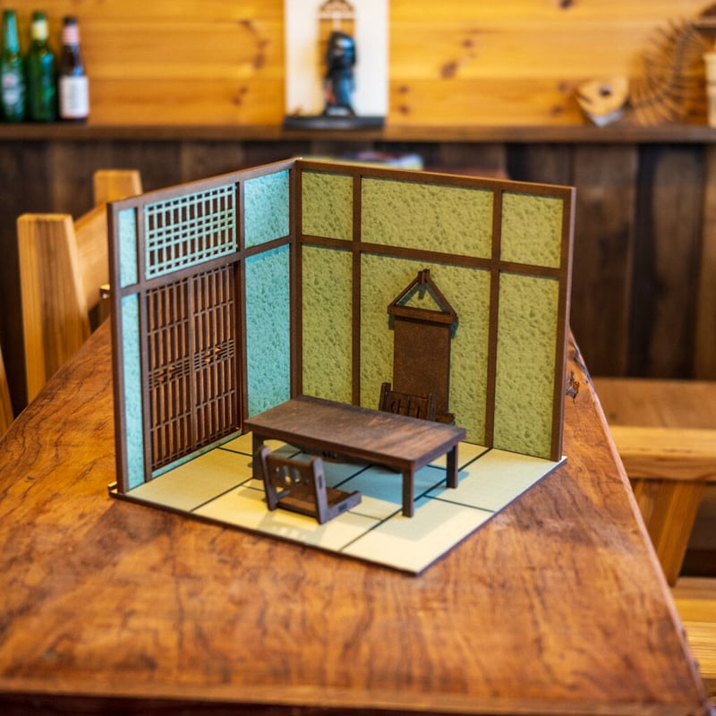 3月のお買い得商品!1/10スケールドールハウス和室日本間 緑の土 3月のお買い得商品!1/10スケールドールハウス和室日本間 緑の土