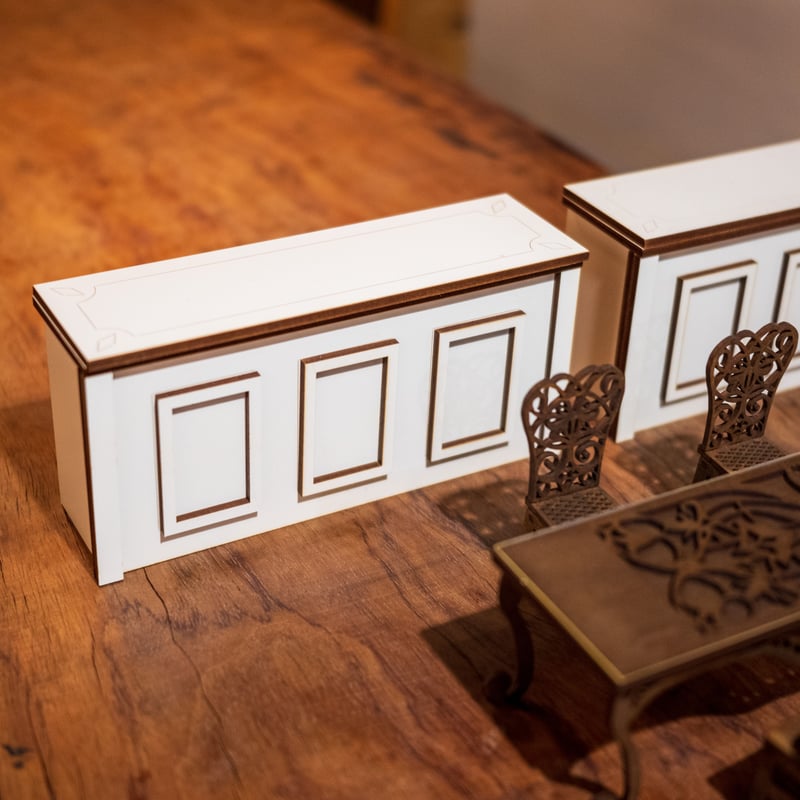 スーパーサマーセール！ 1/10スケールミニチュア家具 アンティーク風