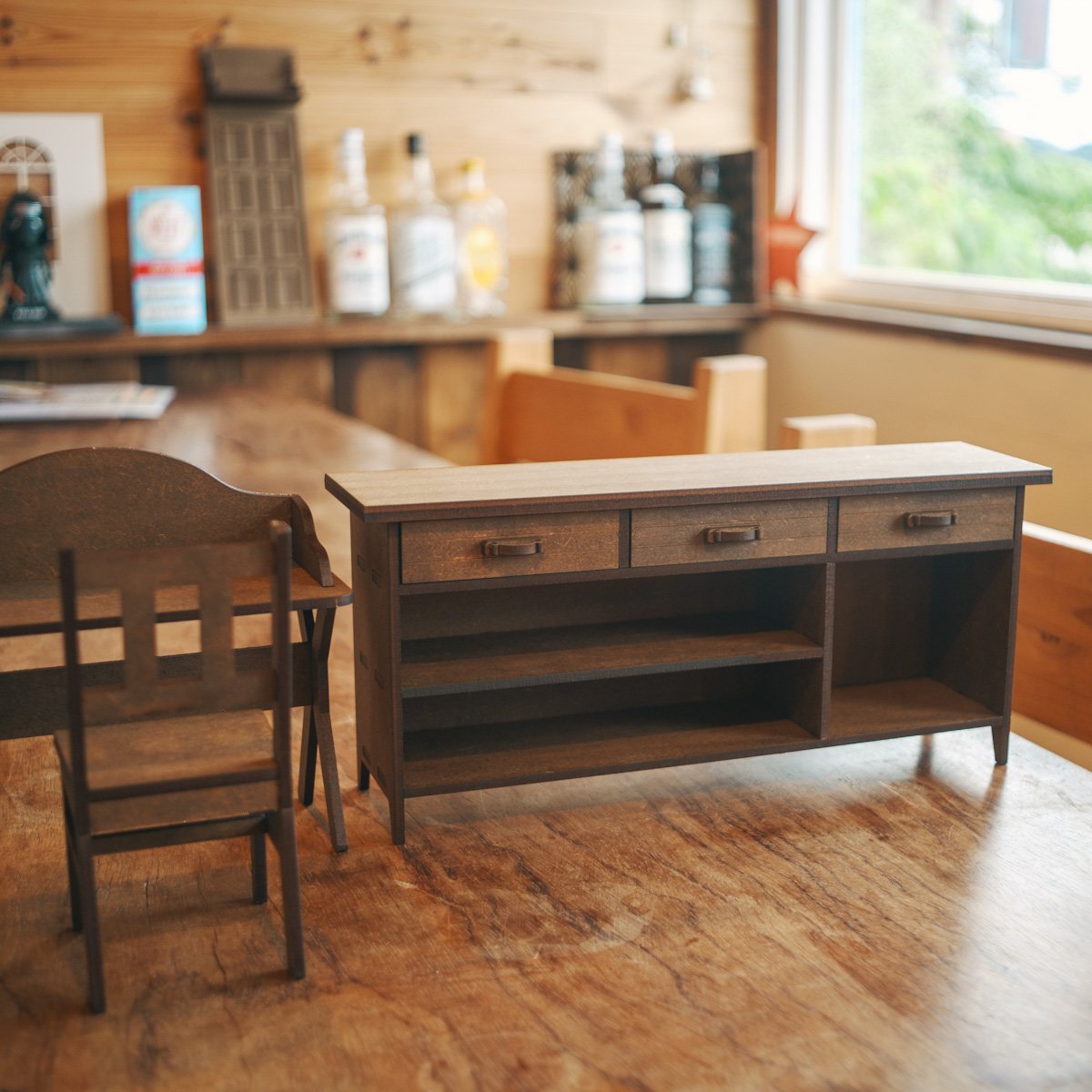 1/6スケールミニチュア家具 書斎家具セット | kkcompany
