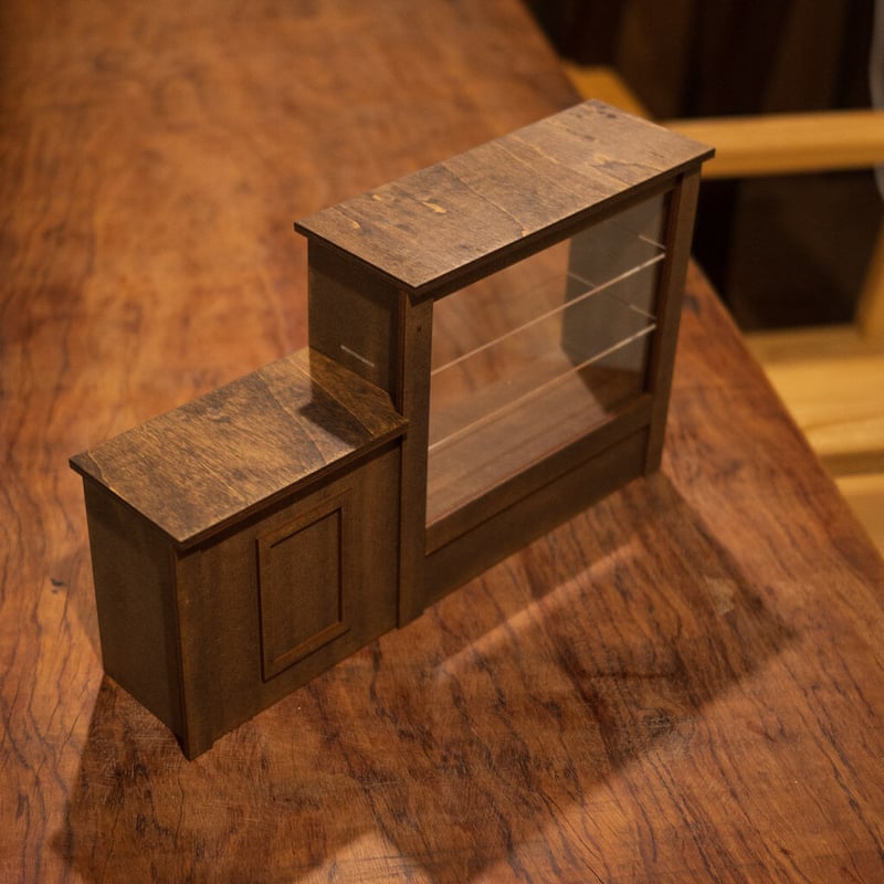 1/6スケールミニチュア家具 ショーケースミニタイプ | kkcompany