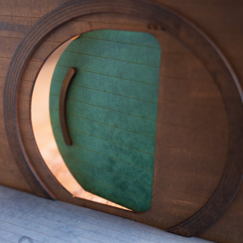 ちびスケールドールハウス 【丸い扉のお家】 | kkcompany