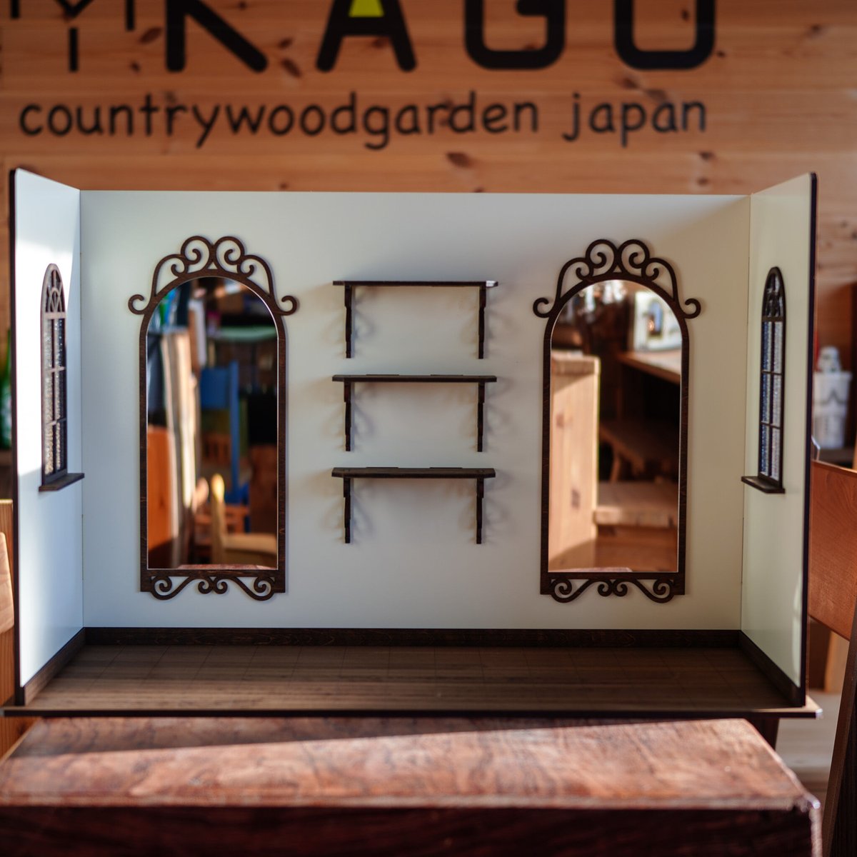 1/6スケールドールハウス洋館 鏡の部屋 ワイドタイプパターン4 1/6スケールドールハウス洋館 鏡の部屋 ワイドタイプパターン4