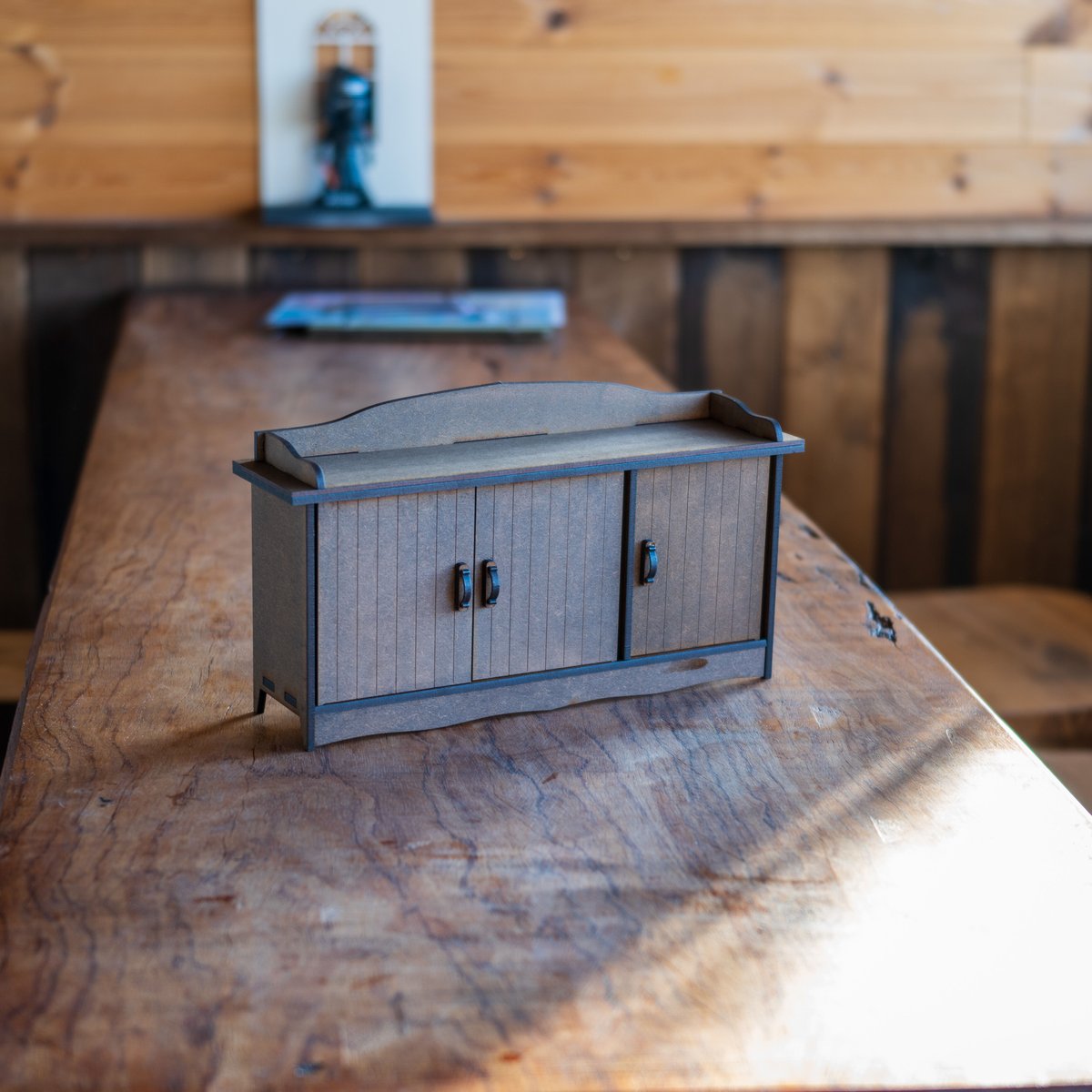 ミニチュア家具チェストうさぎさんクローゼットタンス