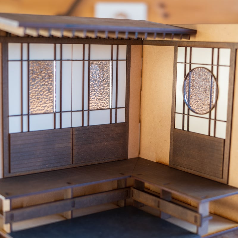 1/10スケールドールハウス和風縁側新タイプ 右側 | kkcompany