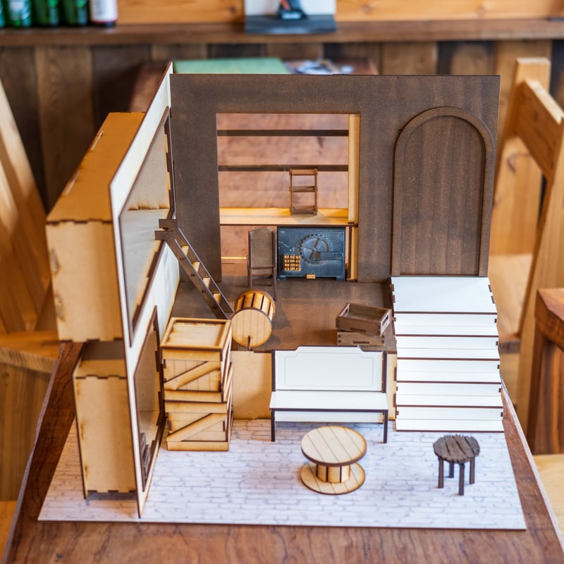 春のミニチュア祭り！ 1/10スケールドールハウス新米魔女のお家家具