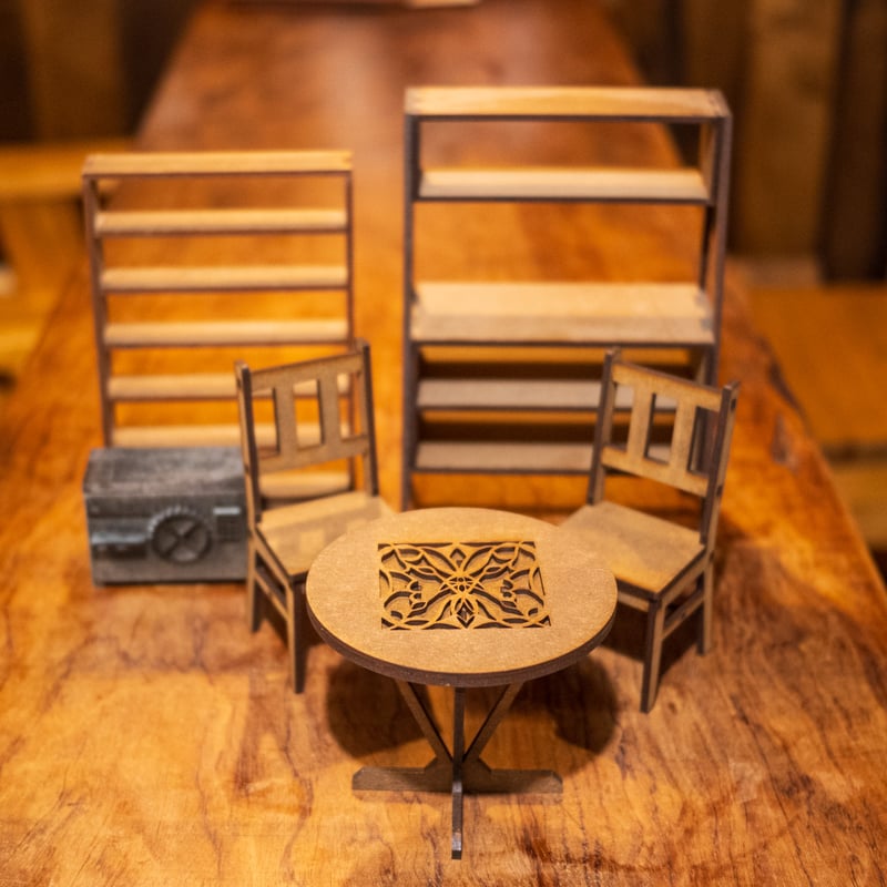 1/6スケールミニチュア家具6点セット オフィス | kkcompany