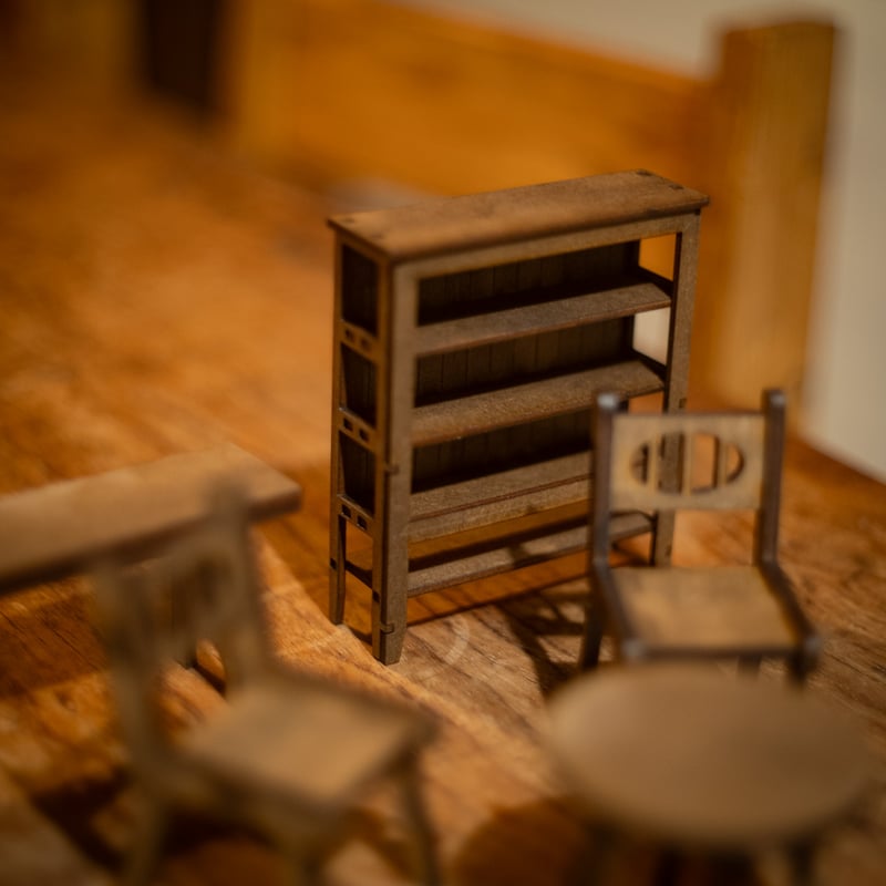 ミニチュア家具　ミニチュアショコラティエ家具セット ドールハウス 手作りキットセットミニチュア 欧州旅行日記