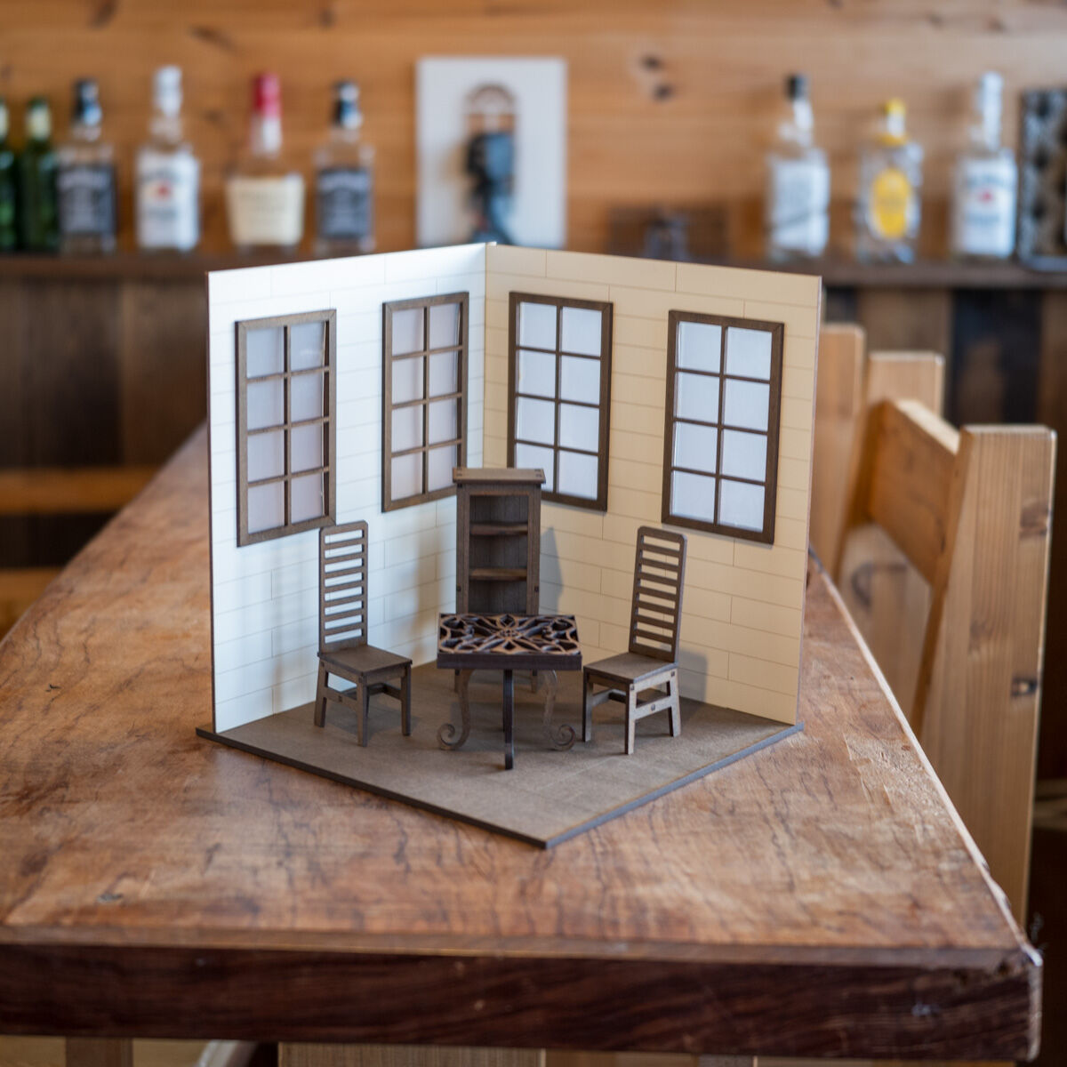 1/10スケールドールハウス洋館ホワイト壁 家具セット | kkcompany 1/10スケールドールハウス洋館ホワイト壁 家具セット | kkcompany