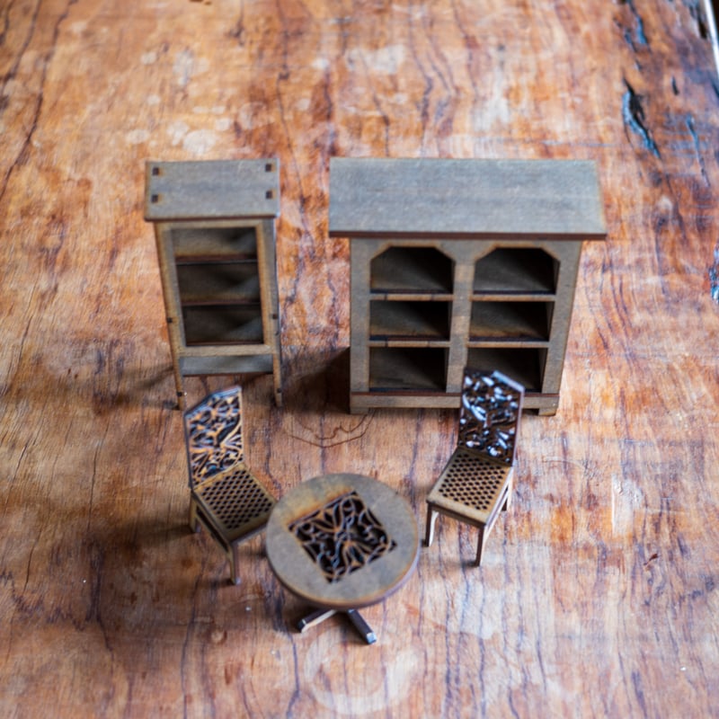 1/10スケールミニチュア家具セット | kkcompany