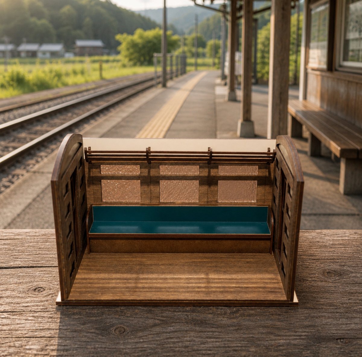 1/10スケールドールハウス ミニ列車車内セット | kkcompany