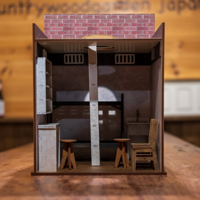 1/10スケールドールハウス地下シェルター家具充実セット | kkcompany