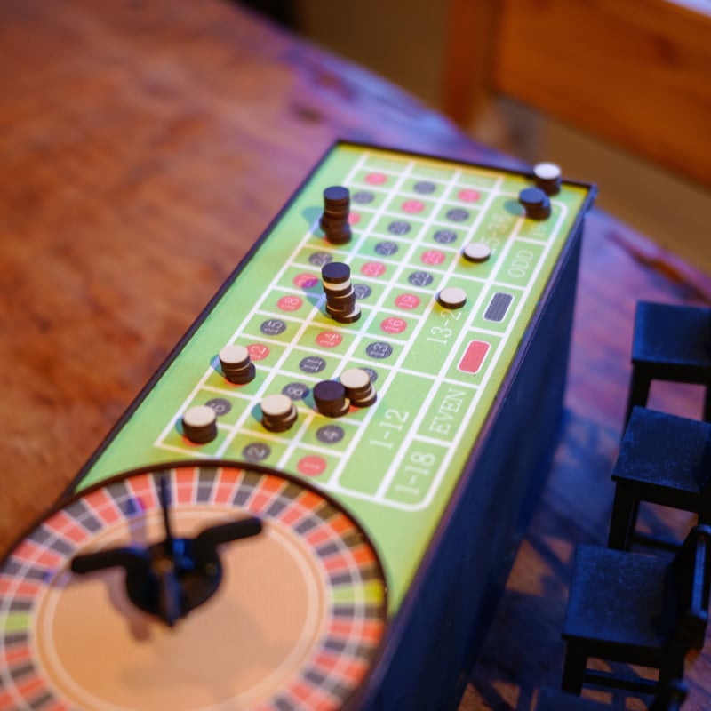 値下げミニチュア ルーレットテーブルセットMINIDELUXE ROULETTE ミニ