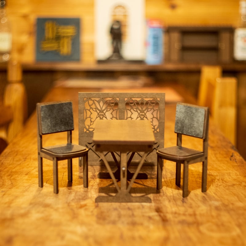 ミニチュア家具　喫茶店の家具セット ブラックフライデーセール！ 1/6スケールミニチュア家具 カフェ