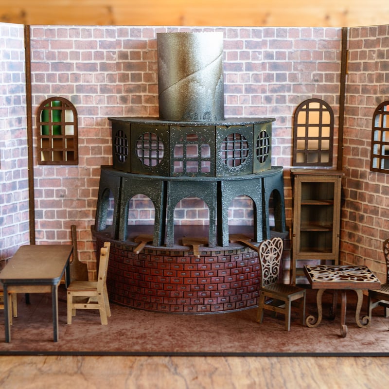 サマーセール！1/10スケールドールハウス大きなかまど 家具