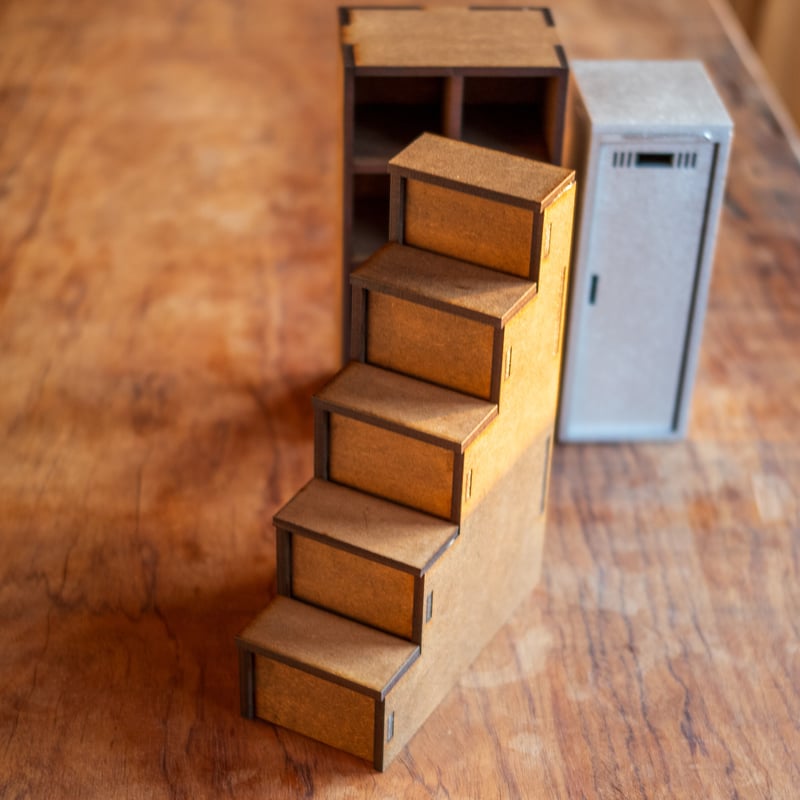 1/10スケールミニチュア家具 【箱物家具3点セット】 | kkcompany