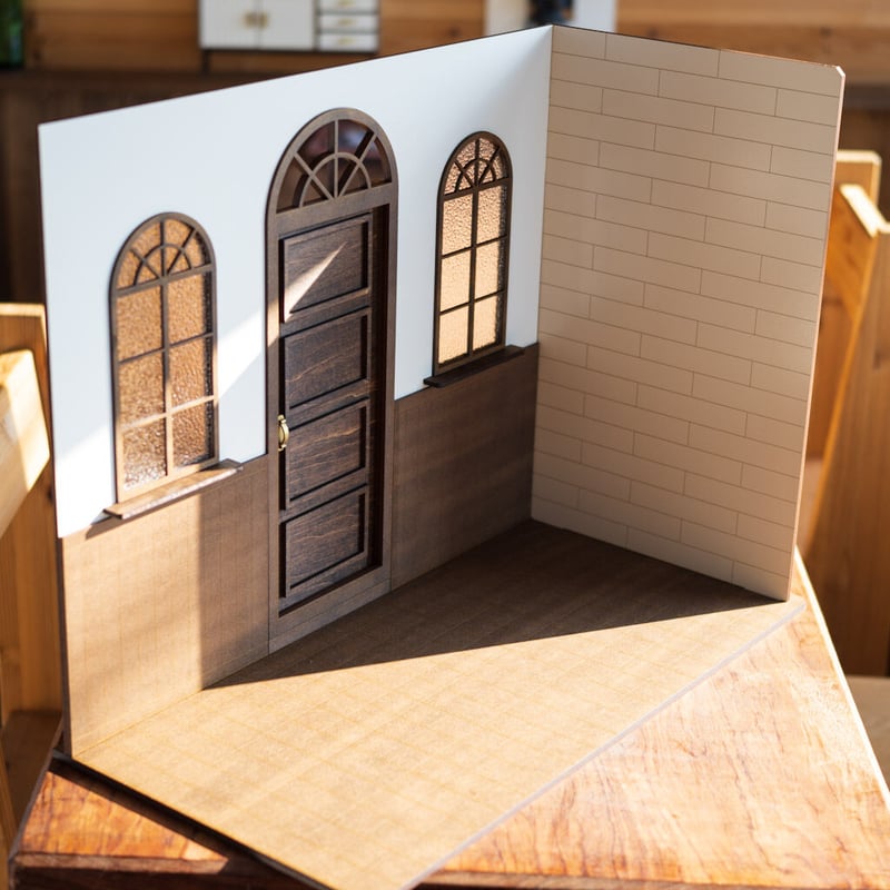 1/6スケールドールハウスワイドタイプ ドアと窓の部屋 | kkcompany 1/6スケールドールハウスワイドタイプ ドアと窓の部屋 | kkcompany