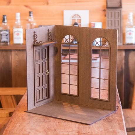 オーダーメイド◇アンティーク調 木製 ドールハウス 1/12 1/6Yamaha