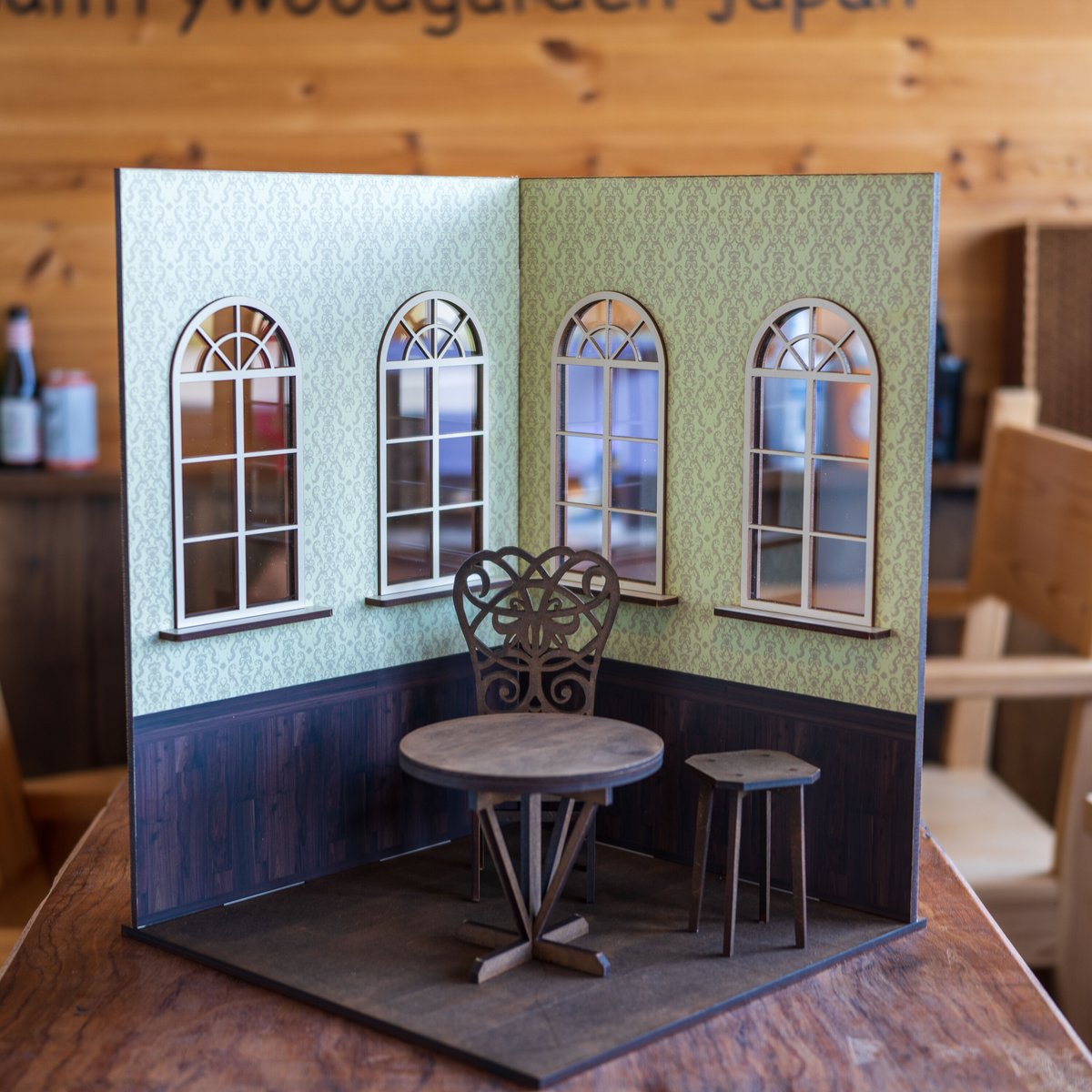 Dollhouse ドールハウス グリーンカラーの家具 il_1080xN