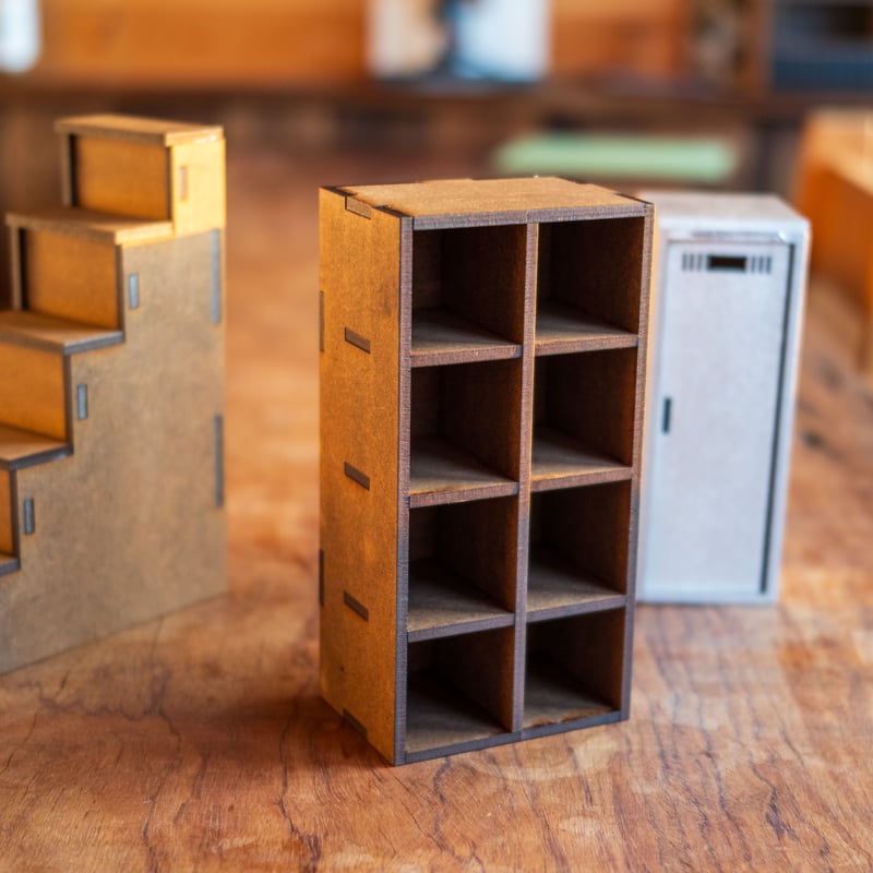 ミニチュア家具３点セット(クローゼット） eefd2a8aa0726102a2823709262a8b