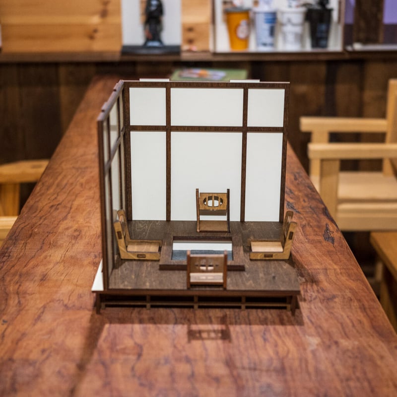 1/10スケール和風ドールハウス囲炉裏の部屋 | kkcompany