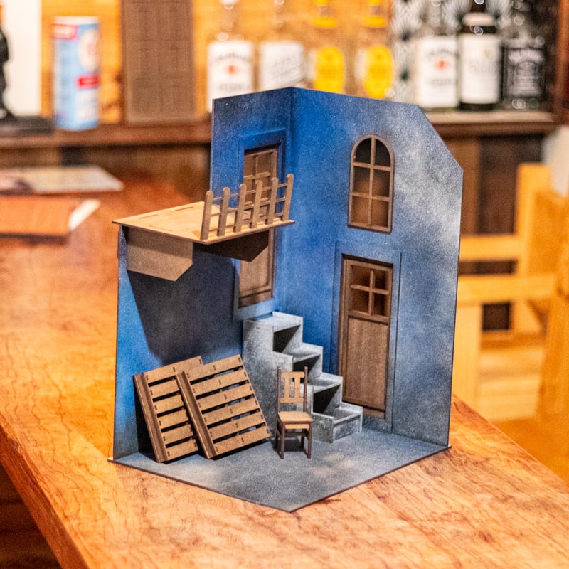 1/10スケールドールハウス怪しい路地裏右側 | kkcompany