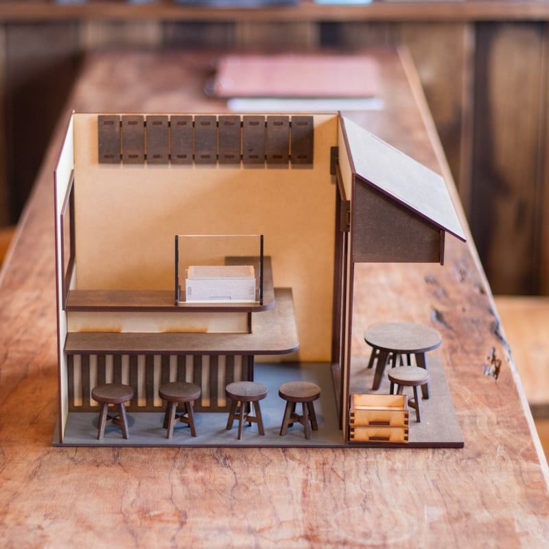 スプリングセール！！1/10スケールドールハウス焼き鳥屋さん テラス席