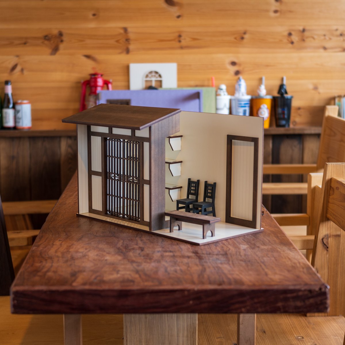 ドールハウスD-14「駄菓子屋」ケース入り ドールハウスD-14「駄菓子屋」ケース入り